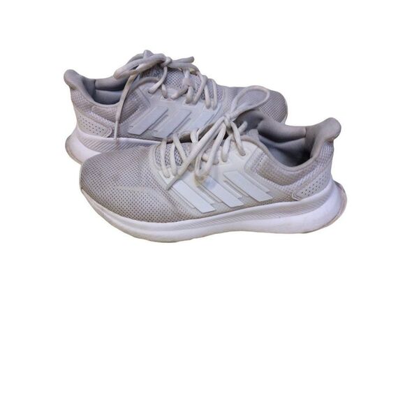 Adidas Lace up Shoe 7 White Mesh Man Made Materials - Picture 1 of 4